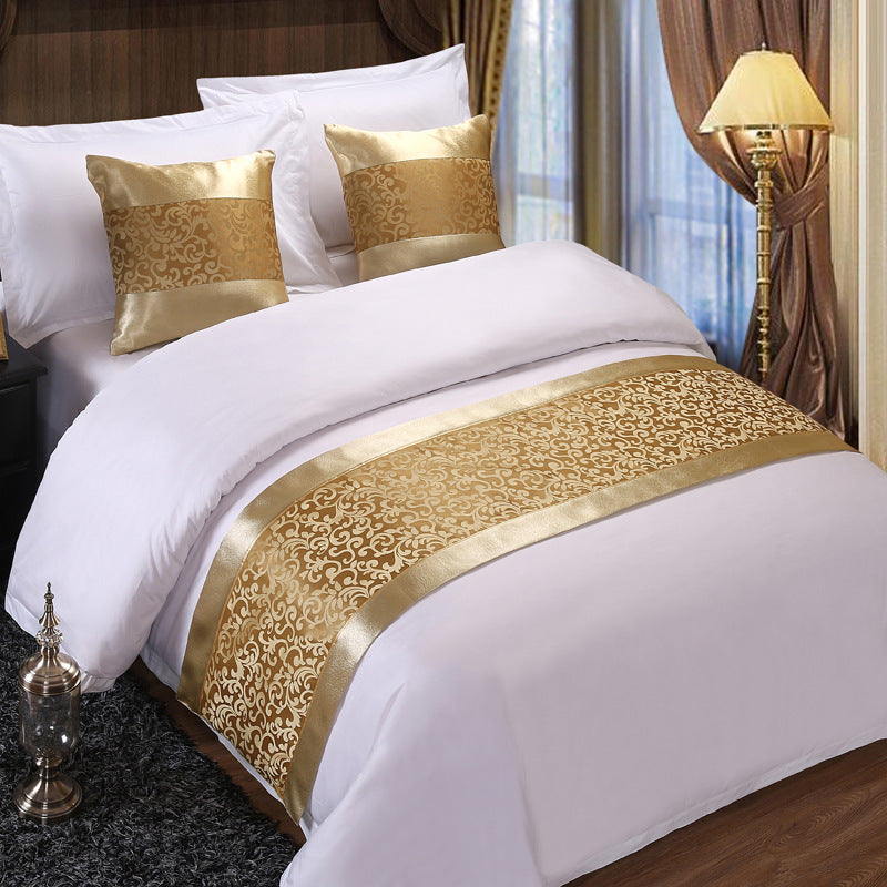 Hotel Bed Runner Bed Runner Mat Pillow Cover world linen