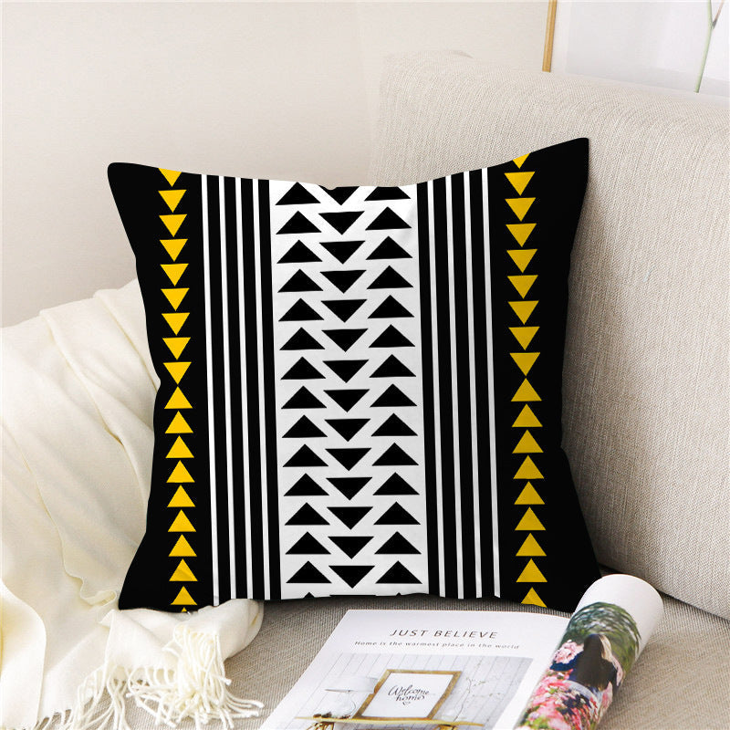 Pillow Linen Pillow Cover Peach Skin Velvet Sofa Cushion world linen