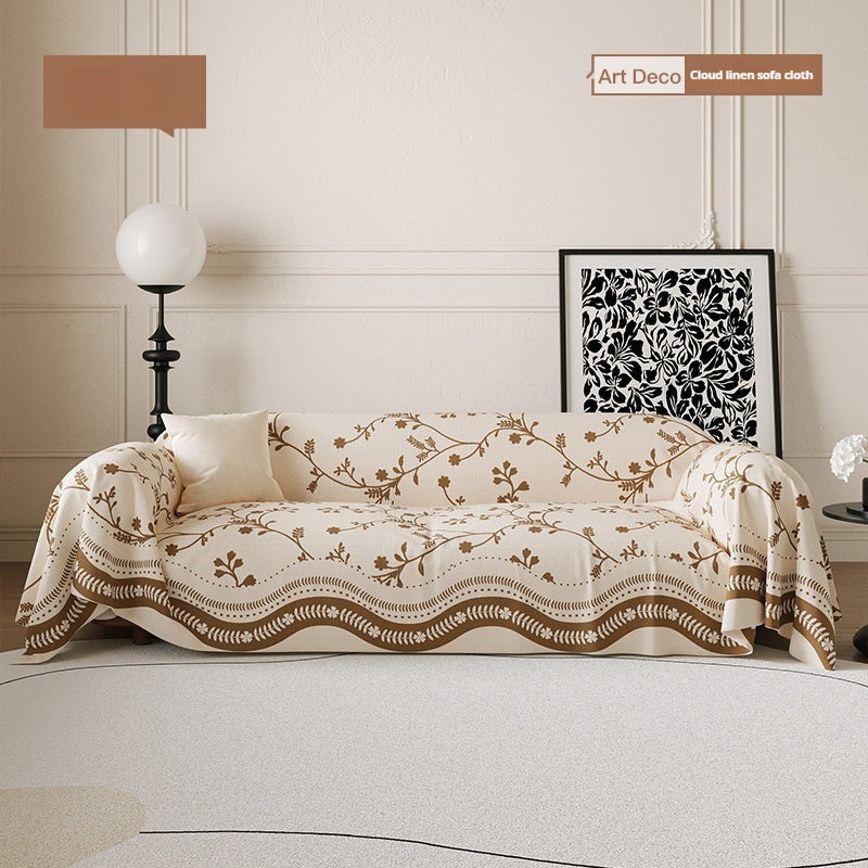 French Retro 4‑Season Non‑Slip Sofa Covers