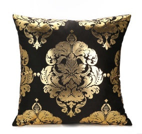 Elegant White & Gold Pillow Covers | Home Decor Accents