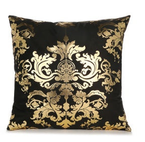 Elegant White & Gold Pillow Covers | Home Decor Accents