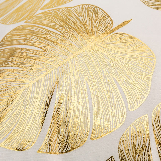 Elegant White & Gold Pillow Covers | Home Decor Accents