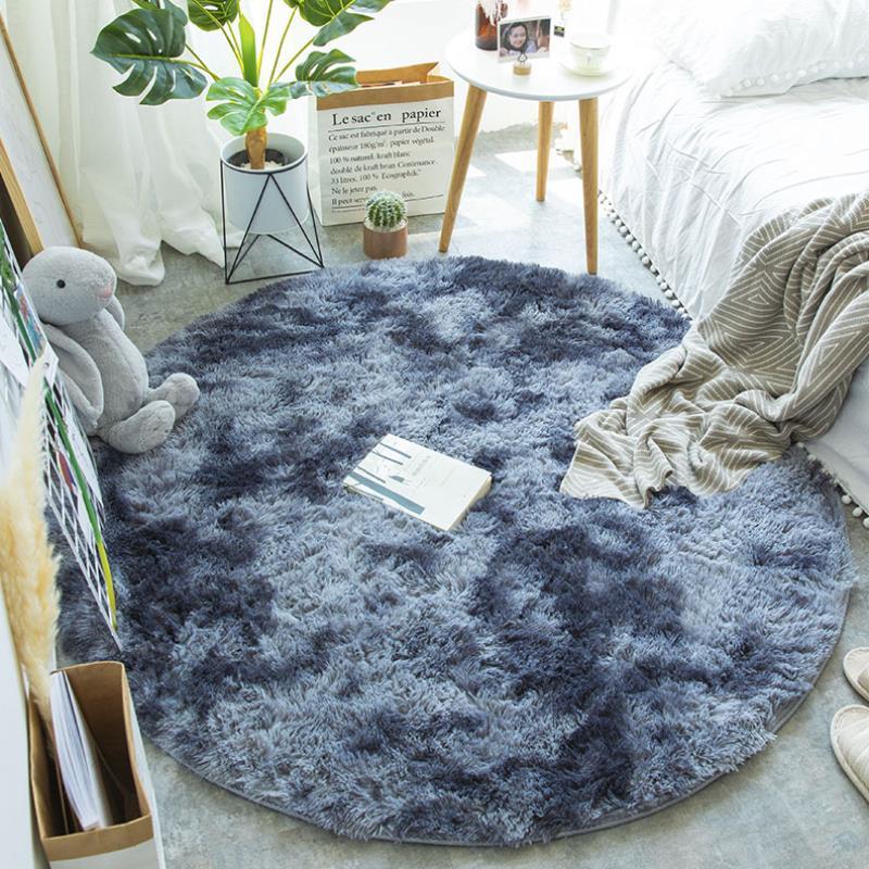 Fluffy Round Rugs: A Remarkable Living Room Makeover world linen