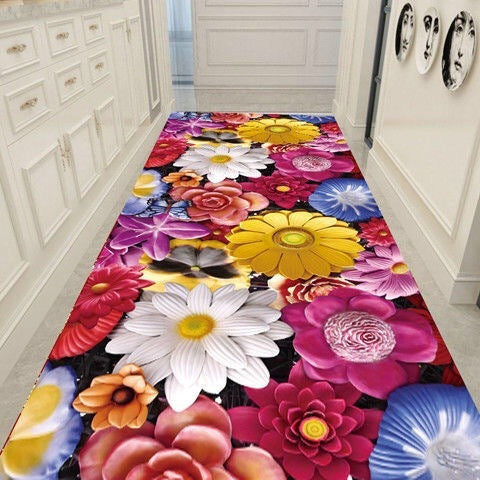 Entrance Corridor Aisle Long Hallway Entrance Home Mat world linen