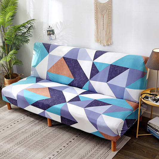 Armless Folding Sofa Bed Cover Simple Sofa Cover