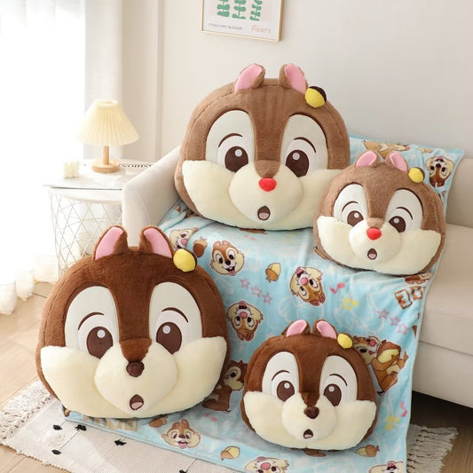 Cartoon Chipmunk Cushion Car Pillow Air Conditioning 