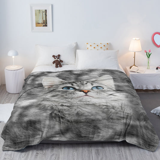 Cute Cat Blankets for Cat Lovers | Cat Sherpa & Fleece