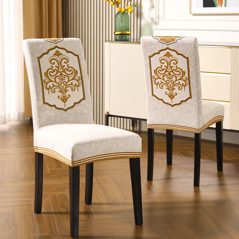 Embroidered Dining Chair Covers | Thick, Stylish & Elastic
