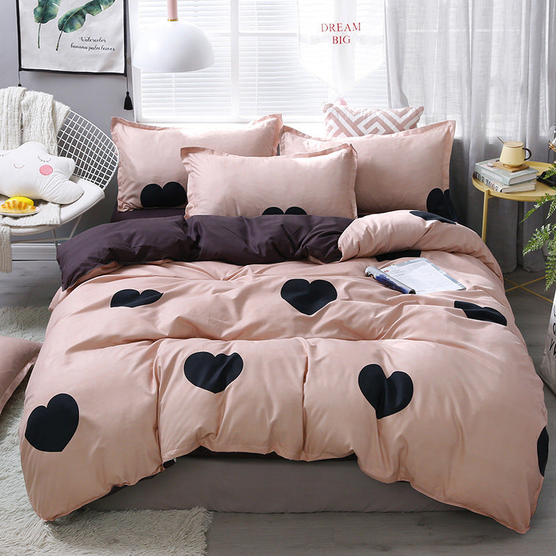 Bedding Four-piece Set Bed Sheet Quilt Cover world linen